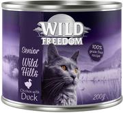 Mokra karma dla kotów - Wild Freedom Senior, Wild Hills  Kaczka i kurczak - 12 x 200 g - miniaturka - grafika 1