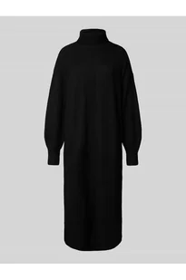 Sukienka o kroju oversized z dzianiny z dodatkiem wełny model MALOU - Pieces - Sukienki - miniaturka - grafika 1