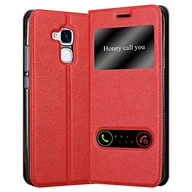 Portfele - Etui Do Honor 5C w CZERWONY SZAFRAN Pokrowiec Obudowa Case Cover Portfel Ochronny Cadorabo - miniaturka - grafika 1