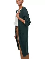 Swetry damskie - Vila Kobiety Viril Long L/S Knit Kardigan - Noos Kardigan, Czarny, M - miniaturka - grafika 1