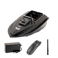 Inne akcesoria dla wędkarzy - Leziter Łódź podajnikowa X1 z ładowaczem w kolorze czarnym - miniaturka - grafika 1