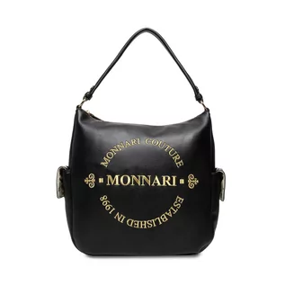 Torebki damskie - MONNARI Torebka BAG0380-020 Czarny 2022 - grafika 1