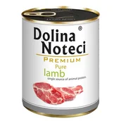 Mokra karma dla psów - Dolina Noteci Premium Pure Jagnięcina 800g - miniaturka - grafika 1
