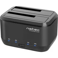 Kable komputerowe i do monitorów - Natec Stacja dokująca HDD/SSD Kangaroo Dual SATA 2.5" + 3.5" USB 3.0 + zasilacz NSD-0955 - miniaturka - grafika 1