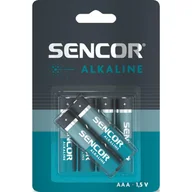 Baterie i akcesoria - Bateria alkaliczna, AAA (LR03), AAA, 1.5V, Sencor, blistr, 6-pack - miniaturka - grafika 1