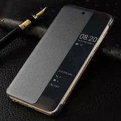Etui i futerały do telefonów - Zastosuj do etui Smart View do telefonu Huawei P20 Lite Auto Sleep Wake Up Etui z klapką do etui na telefon komórkowy Huawei P20Lite Fundas Capa Dl... - miniaturka - grafika 1
