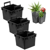 Donice - Wkład doniczka kpl 3szt 22 L z uchwytami do doniczek Prosperplast H 55 cm - miniaturka - grafika 1