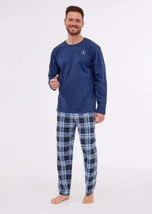 Piżama Cornette 124/263 Aspen dł/r 3XL-5XL - Piżamy męskie - miniaturka - grafika 1