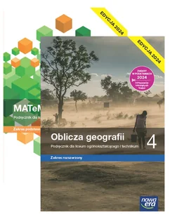 Pakiet podręczników MATeMAtyka, Oblicza geografii. Zakres rozszerzony. Liceum i technikum. Klasa 4. Edycja 2024 - Joanna Czarnowska, Jolanta - Nauki przyrodnicze - miniaturka - grafika 1