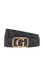 Paski - Guess Pasek Damski BW9184 P4435 Czarny - miniaturka - grafika 1