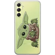 Etui i futerały do telefonów - ERT GROUP etui na telefon Samsung A34 5G, case oryginalny i oficjalnie licencjonowany przez Star Wars, wzór Baby Yoda 014, optymalnie dopasowane, plecki z TPU częściowo przeźroczyste - miniaturka - grafika 1