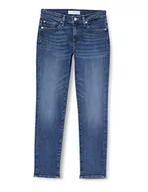 Spodnie damskie - 7 For All Mankind Jeansy damskie Pyper Crop, średni niebieski, 25W - miniaturka - grafika 1