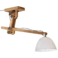 Lampy sufitowe - Lampa Sufitowa 25 W, Biała, 105X30X65-108 Cm, E27 Lumarko! - miniaturka - grafika 1