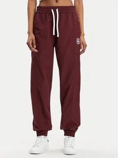 Converse Spodnie dresowe Star Printer 10026055-A02 Bordowy Tapered Fit - Spodnie sportowe damskie - miniaturka - grafika 1