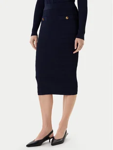 Guess Spódnica mini W5YD66 Z0130 Granatowy Slim Fit - Spódnice - miniaturka - grafika 1