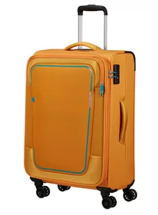 Walizka średnia American Tourister Pulsonic - sunset yellow - Walizki - miniaturka - grafika 1