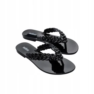 Melissa Japonki Damskie Czarne Wrap Flip Flop Ad Black 39 - Klapki i japonki damskie - miniaturka - grafika 1