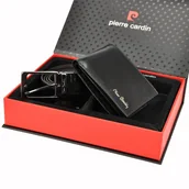 Paski - Oryginalny Męski zestaw pasek i portfel skórzany - miniaturka - grafika 1