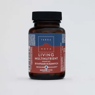 Terranova Terranova Living Multinutrient Kompleks 50 kaps. wegańskich - Suplementy naturalne - miniaturka - grafika 1