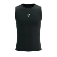 Koszulki sportowe męskie - COMPRESSPORT Koszulka biegowa męska TRAIL RACING TANK black - miniaturka - grafika 1