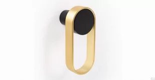 Wieszak ścienny Orbit 45 Czarny ze złotym - Wieszaki i stojaki Wieszak ścienny Orbit 45 Czarny ze złotym - Wieszaki i stojaki - miniaturka - grafika 1