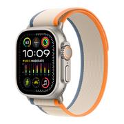 Akcesoria do smartwatchy - Apple opaska Trail w kolorze pomarańczowym/beżowym do koperty 44/45/49 mm rozmiar M/L - miniaturka - grafika 1