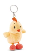 Plecaki - Breloczek Pisklę Eggwina 10cm żółty - Pluszowy towarzysz przytulanka zwierzęca z kółkiem na klucze do smyczy, torby albo plecaka - miniaturka - grafika 1