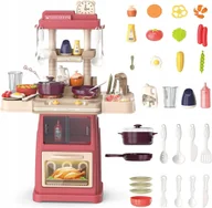 Zabawki AGD - ZESTAW KUCHNIA 30-CZĘŚCIOWY KUCHENNY PREZENT ŚWIĄTECZNY DLA DZIEWCZYNEK - miniaturka - grafika 1