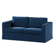 Pokrowce na meble - Dekoria pl pl Pokrowiec na sofę Karlstad 2-osobową nierozkładaną długi granat 165 x 89 x 64 cm Velvet 618-704-29 - miniaturka - grafika 1