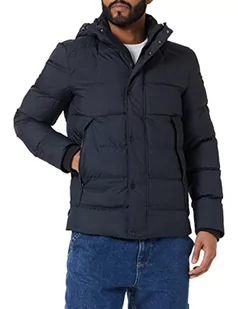 Geox Męska kurtka Sandford, czarna, 46 (DE) - Kurtki męskie - miniaturka - grafika 1