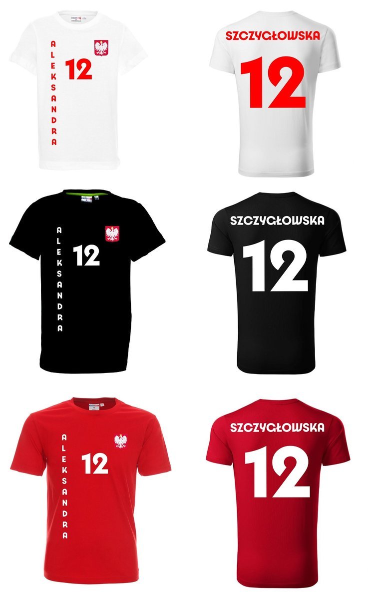 Koszulka Rep. Polski Aleksandra SZCZYGŁOWSKA 12 Jr Siatkówka