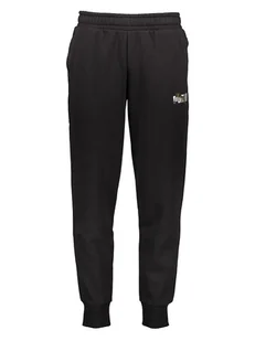 Puma Spodnie dresowe "Essentials+" w kolorze czarnym - Spodnie sportowe męskie - miniaturka - grafika 1