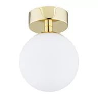 Lampy ścienne - Prezent Kinkiet łazienkowy FLAVIO IP44 złoty E14 - miniaturka - grafika 1