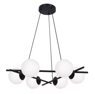 Arton lampa wisząca 6-punktowa czarna K-4967 - Lampy sufitowe - miniaturka - grafika 1