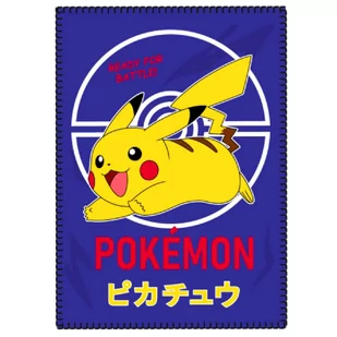 KOC POLAROWY POKEMON PIKACHU pokemony kocyk 100x140cm z 100% poliestru - Koce i narzuty dla dzieci - miniaturka - grafika 1