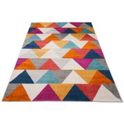 Dywany - Kolorowy nowoczesny dywan w trójkąty - Caso 6X - miniaturka - grafika 1