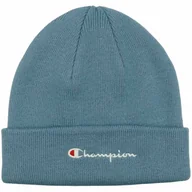 Czapki męskie - Czapka zimowa Champion Beanie Cap 806064 niebieski - miniaturka - grafika 1
