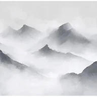 Fototapety - Fototapeta Góry Natura Szary 250x175 cm Tapeta Do Sypialni Salonu Kuchni Na Flizelinie - miniaturka - grafika 1