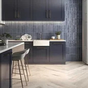 Płytki ceramiczne - Płytka Ścienna Origin Eleganza Blu 7,5x30 - miniaturka - grafika 1