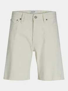 Jack&Jones Szorty jeansowe Tony 12249043 Écru Loose Fit - Spodenki męskie - miniaturka - grafika 1
