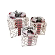 Ozdoby bożonarodzeniowe - Prezenty LED 3 sztuki - miniaturka - grafika 1