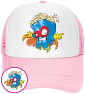 Czapki i chusty sportowe męskie - CZAPKA Z DASZKIEM SUPER ZINGS DLA DZIECI SIATKA RÓŻOWA BEJSBOLÓWKA - miniaturka - grafika 1