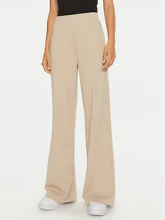 Calvin Klein Jeans Spodnie dresowe J20J222597 Beżowy Relaxed Fit - Spodnie sportowe damskie - miniaturka - grafika 1