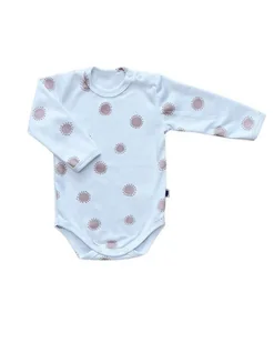 PINK NO MORE BODY Z DŁUGIM RĘKAWEM SUNS 68 cm - Body dla niemowląt - miniaturka - grafika 1