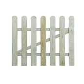 Ogrodzenia - Bramka sztachetowa 100 x 80 cm STELMET - miniaturka - grafika 1