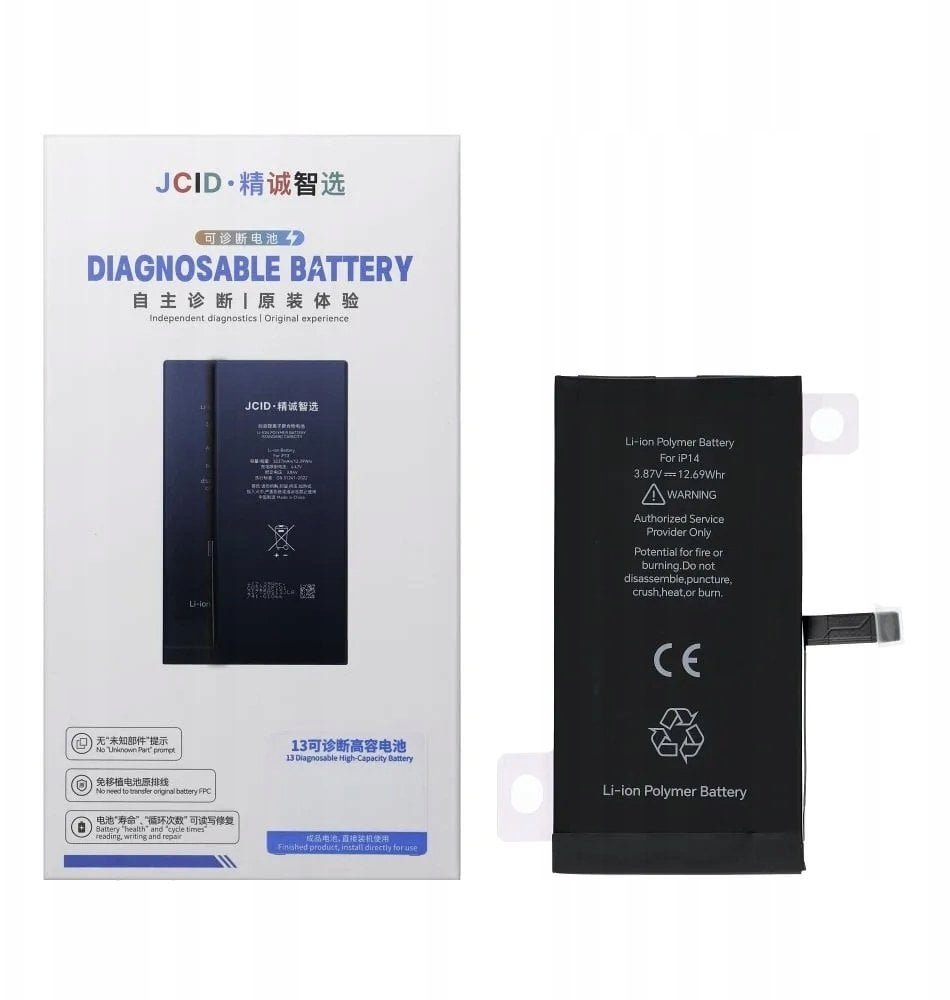 Bateria JCID Bateria with the possibility of assigning to iPhone 14 standard capacity