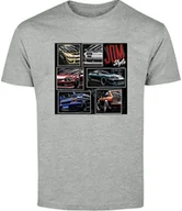 Koszulki męskie - T-SHIRT MĘSKI JDM SUBARU TOYOTA MAZDA NISSAN KOSZULKA SZARA R-XL A97 - miniaturka - grafika 1