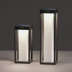 KLEWE Lampa solarna LED RADIA MINI MOON, antracyt, 35 cm, IP65 - Lampy ogrodowe - miniaturka - grafika 1