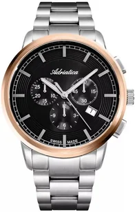 Zegarek Zegarek Adriatica A8307.R114CH Classic Chronograph - Zegarki męskie - miniaturka - grafika 1