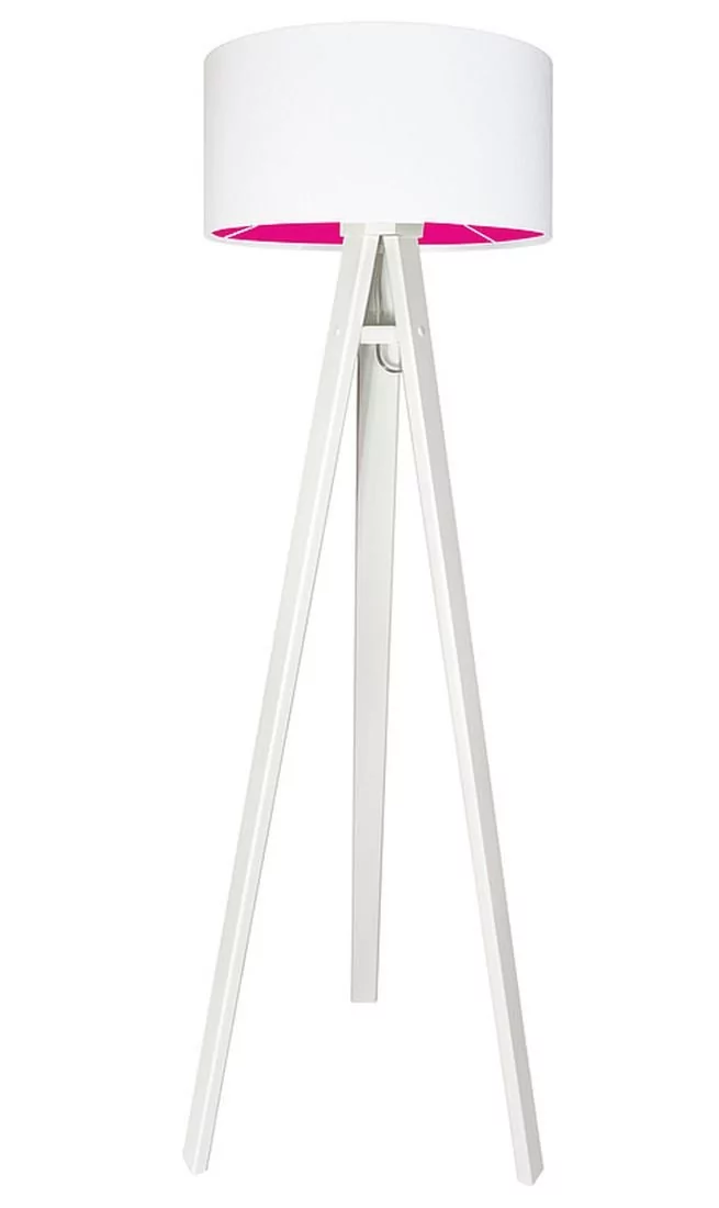 Macodesign Lampa podłogowa Lilia 010p-065w, różowa, 60 W